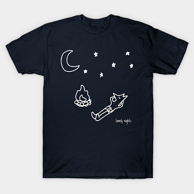 Lonely Nights T-Shirt by Sebastian